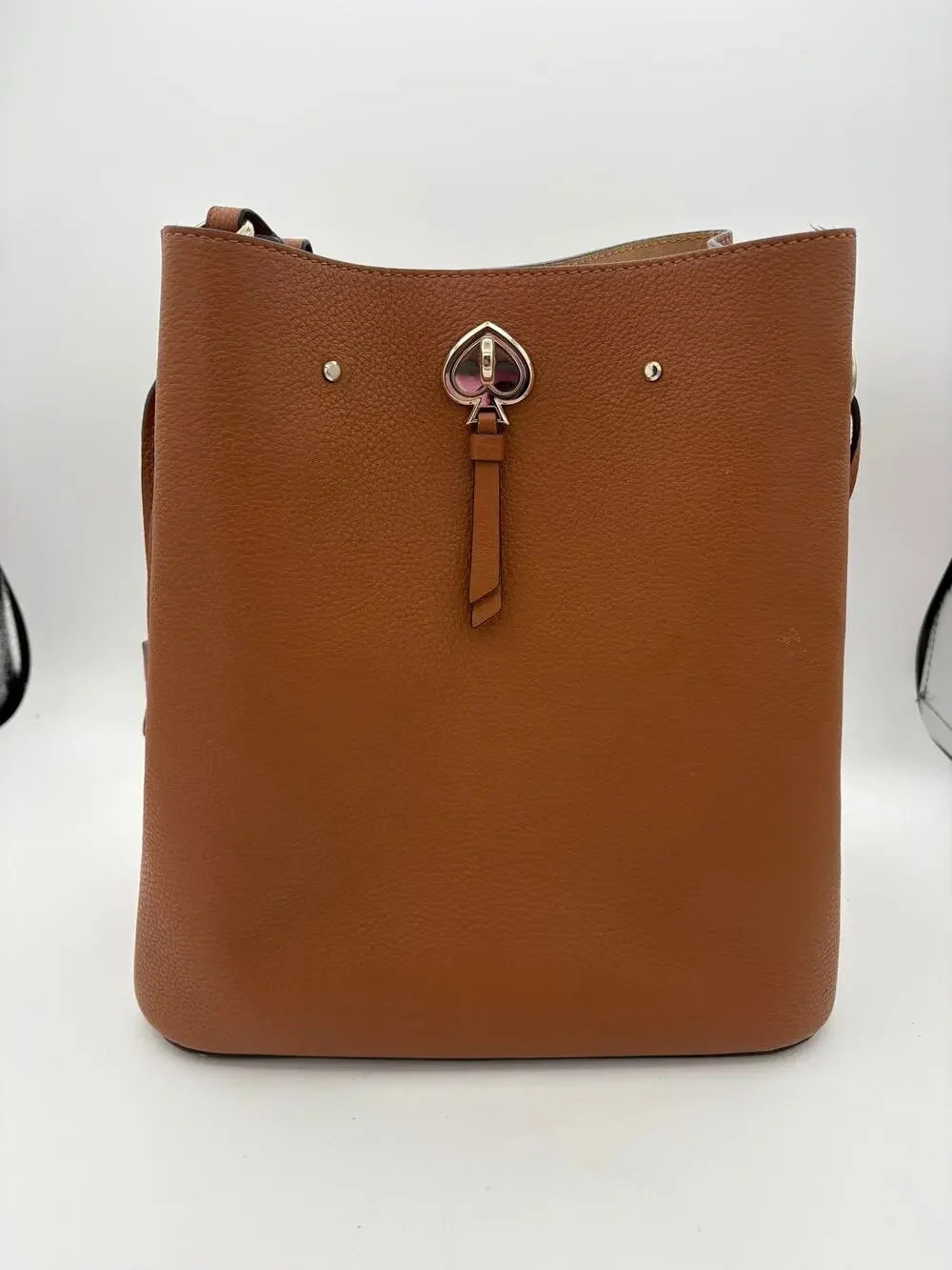 Women’s Kate Spade Coffee Brown Leather Shoulder Purse